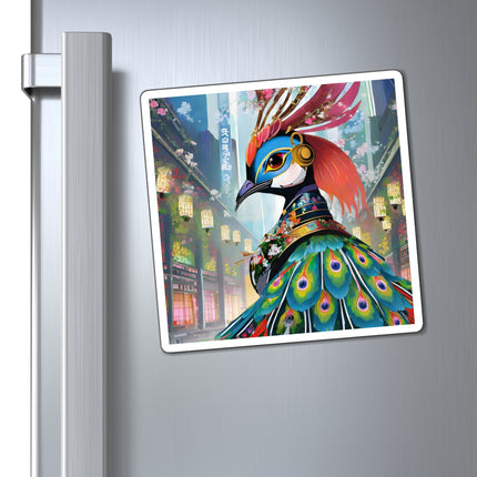 Techno Plumes Magnet (3 Sizes)