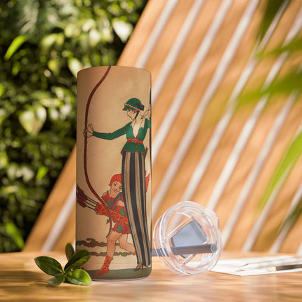 L'Arc Rouge by George Barbier Skinny Matte Tumbler, 20oz