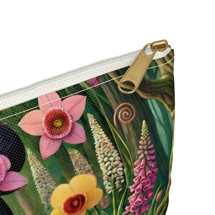 The Spring Gambit: A Fairy’s Move Flat Pouch – Whimsical Chess & Spring Magic