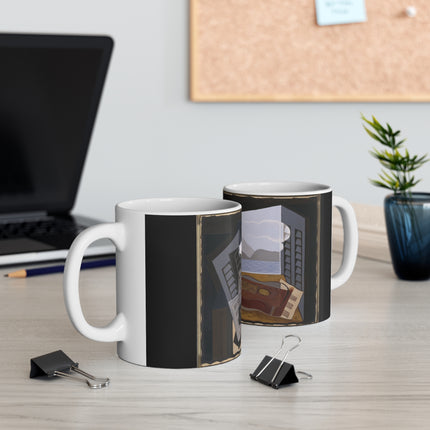 Open Window by Juan Gris Ceramic Mug 11oz