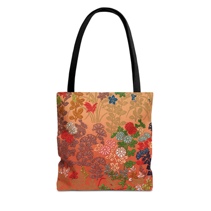 Japanese Flower Pattern by G.A. Audsley Tote Bag (AOP)