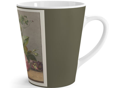 Floral Still Life by Georgius Jacobus Johannes van Os Latte Mug