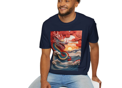 Stormbound Dragon Garment-Dyed T-shirt Softstyle T-Shirt