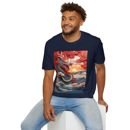 Stormbound Dragon Garment-Dyed T-shirt Softstyle T-Shirt