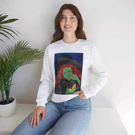 Mirror, Mirror A Witch's Touch Women’s Unisex Heavy Blend™ Crewneck Sweatshirt