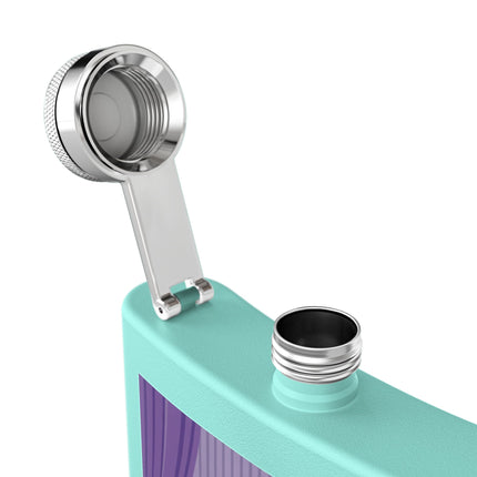 Golden Robe Flask – Elegant Drama & Timeless Sophistication