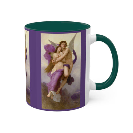 The Abduction of Psyche by William Bouguereau Colorful Mugs, 11oz