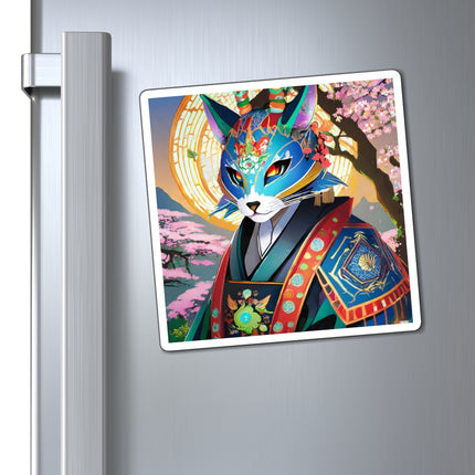 Cyberpunk Samurai Magnets (3 Sizes)