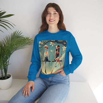 Whispers on the Spring Swing Heavy Blend™ Crewneck Sweatshirt