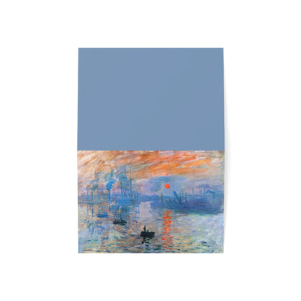Sunrise by Claude Monet Greeting Cards (1, 10, 30, and 50pcs)