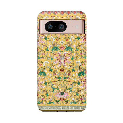 Yellow Botanical Pattern by Owen Jones Phone Cases