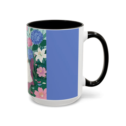 The Ladies Of The Blossoming Vanity Colorful Mugs – Art Deco Floral Elegance
