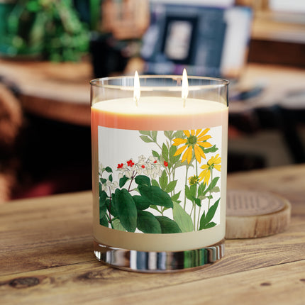 Clerodendrum & Rudbeckia Flower by Tanigami Kônan Scented Candle - Full Glass, 11oz - The White Tea & Fig, The Lavender & Sage, and The Ocean Mist & Moss