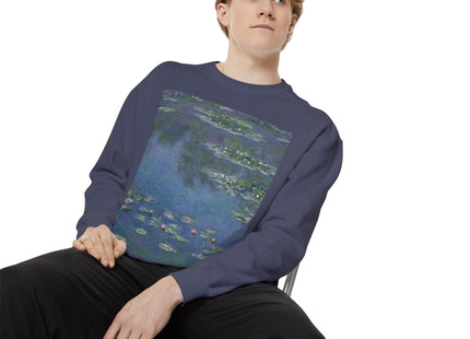 Water Lilies by Claude Monet Unisex Garment-Dyed Sweatshirt