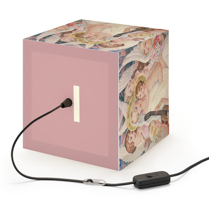 Madonna with Child Surrounded by Musical Angels Light Cube Lamp
