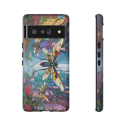 Neon Swarm Phone Cases