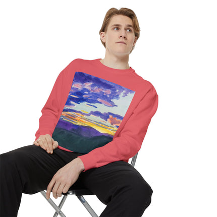 Naturstudie XII by Karl Wiener Garment-Dyed Sweatshirt
