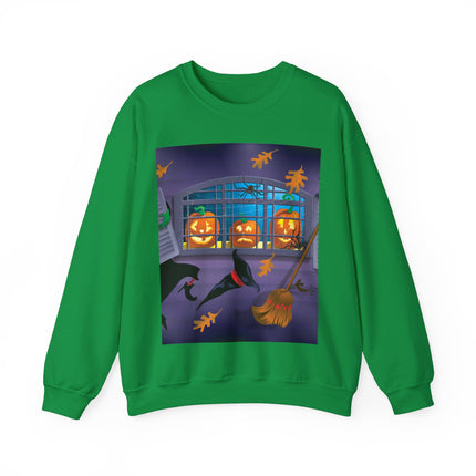 Whimsical Halloween Mischief Unisex Heavy Blend™ Crewneck Sweatshirt