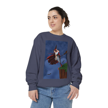The Enchanted Witch Unisex Garment-Dyed Sweatshirt