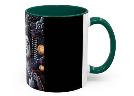 Geisha’s Black Ink Tears Colorful Mugs (11oz, 15oz)