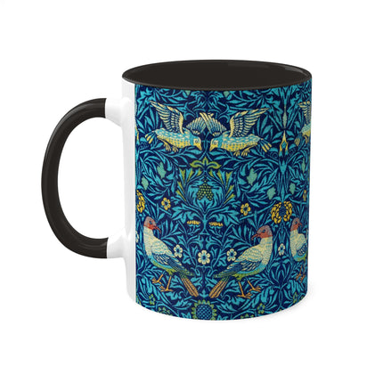 Bird by William Morris Colorful Mugs, 11oz