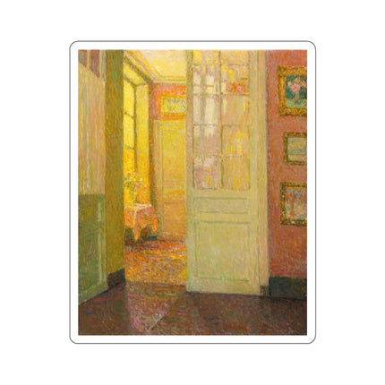 Interior, Window Light by Henri Le Sidaner Kiss-Cut Stickers (4 Sizes)