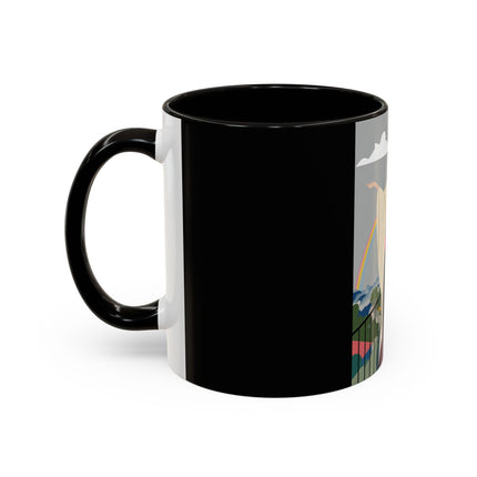 Rainbow Reverie Colorful Mugs – Elegant Renewal & Serene Beauty