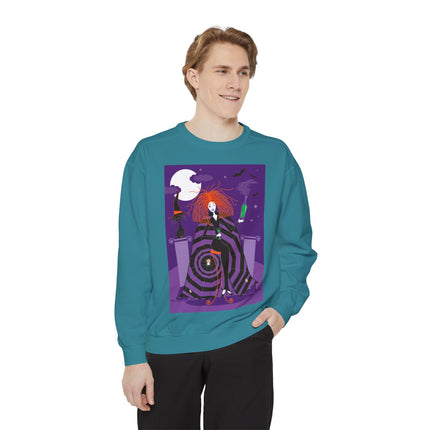 Mystic Elegance Unisex Garment-Dyed Sweatshirt