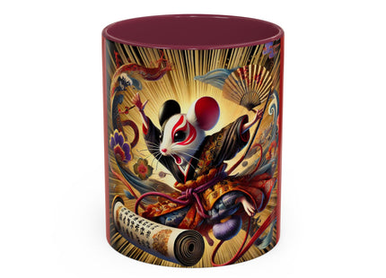 Theatrical Mouse on a Mission Colorful Mugs (11oz, 15oz)