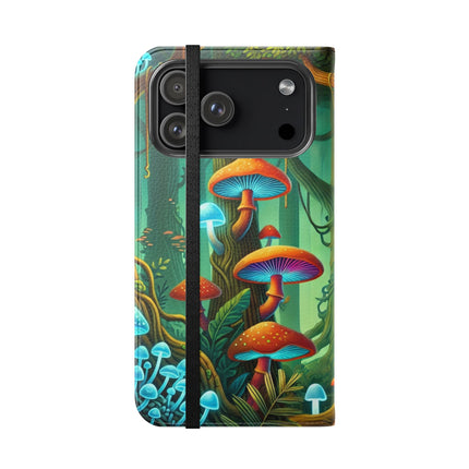 🐅🌿 Silent Stripes Flip Case – Stealth, Grace & Enchanted Forest