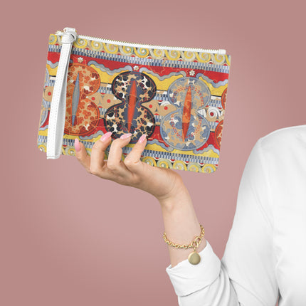 Reproduction of the Shield Frieze by Emile Gilliéron Clutch Bag