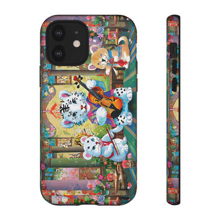 Melodies of the Snow Lion Cub Phone Cases