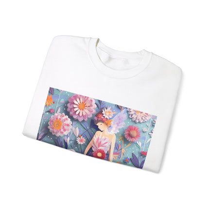 Aster Fairy Unisex Heavy Blend™ Crewneck Sweatshirt