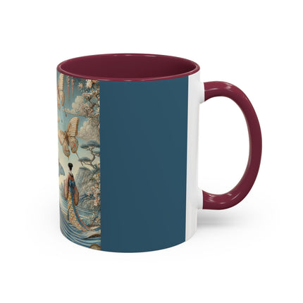 Butterfly Empress Colorful Mug – Graceful Butterflies & Timeless Elegance