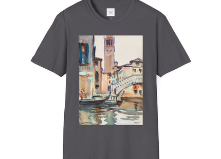 A Bridge and Campanile, Venice by John Singer Sargent Softstyle T-Shirt