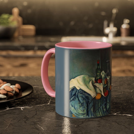 The Peppermint Bottle by Paul Cézanne Colorful Mugs (11oz, 15oz)