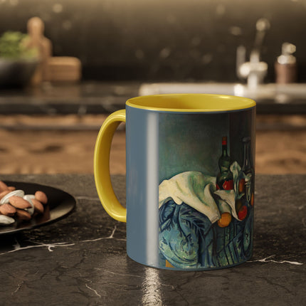 The Peppermint Bottle by Paul Cézanne Colorful Mugs (11oz, 15oz)
