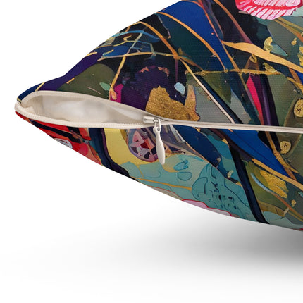 Ethereal Irises Spun Polyester Square Pillow