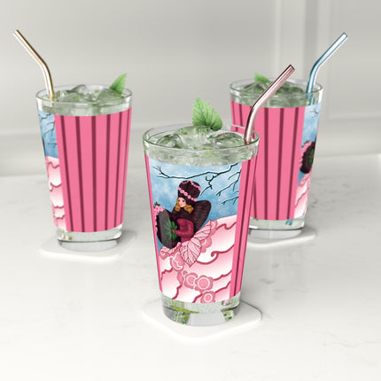 Winter Rose Empress Glass, 16oz