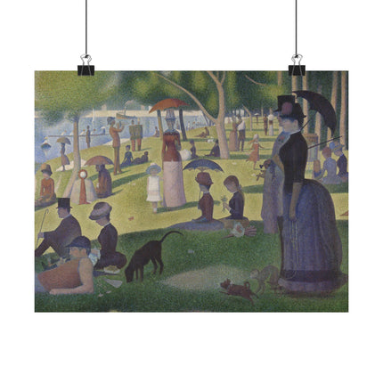 A Sunday on La Grande Jatte by Georges Seurat Matte Horizontal Posters