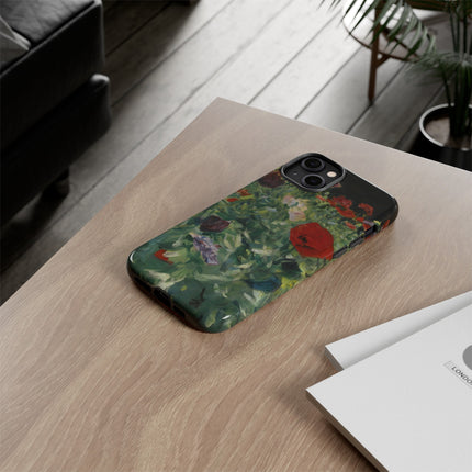 Poppies (A Study of Poppies for Carnation, Lily, Lily, Rose) by John Singer Sargent Phone Cases