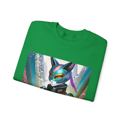 Cyberpunk Chic Unisex Heavy Blend™ Crewneck Sweatshirt
