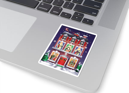 A Christmas Eve Celebration Kiss-Cut Stickers (4 Sizes)