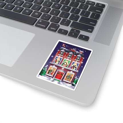 A Christmas Eve Celebration Kiss-Cut Stickers (4 Sizes)