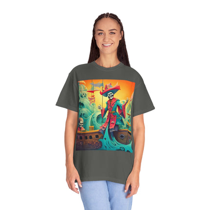 Skeleton Crew of the Misty Seas Unisex Garment-Dyed T-shirt
