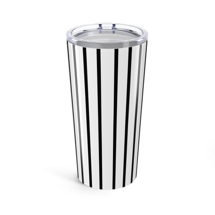 Elegant Winter Woman in Sleigh Tumbler 20oz