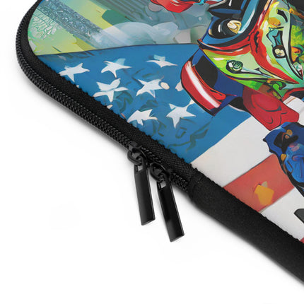 High Fashion Cyberpunk CIA Robots Laptop Sleeve