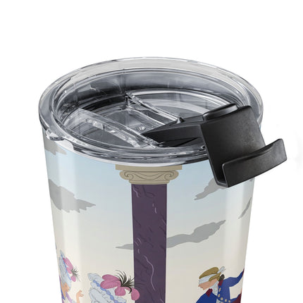 🎭🌸 Blindman’s Bluff Tumbler, 20oz – Rococo Courtship Whimsy