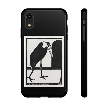 A Lame Marabou by Samuel Jessurun de Mesquita Phone Cases