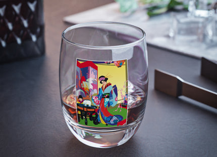 A Timeless Journey by Umberto Brunelleschi Whiskey Glass